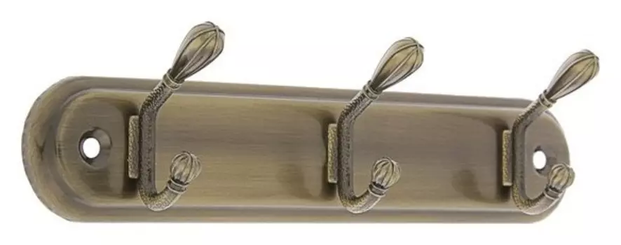 Вешалка 3-х местная Kv303ab, цвет бронза