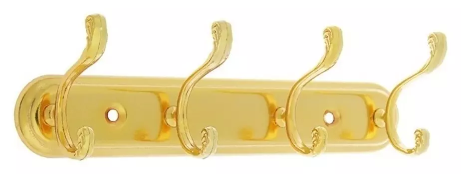 Вешалка 4-х местная, Kv404gp, цвет золото