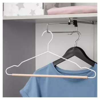 Вешалка для одежды Savanna Wood, 41,5×22,5×1 см, цвет белый