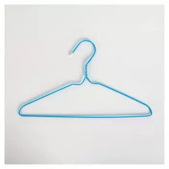Вешалка-плечики для одежды детская, антискользящая, размер 30-34 см, ПВХ покрытие