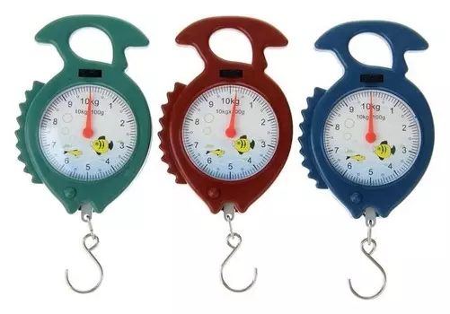 Весы механические безмен Luazon, до 10 кг, пластик