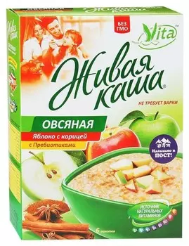 Vita "Живая Каша" овсяная яблоко с корица с пребиотиками