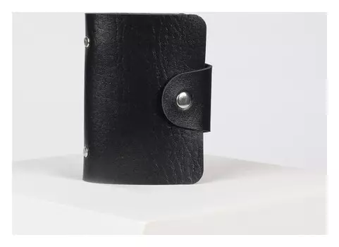 Визитница, 10 холдеров, цвет чёрный