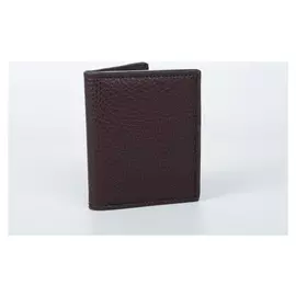 Визитница, 20 листов, цвет коричневый