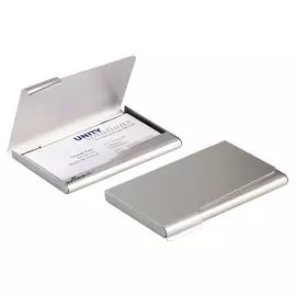 Визитница карманная 20 виз. Durable 2415 металл. германия