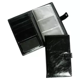 Визитница настольная,3 кармана,на 72 визитки,grand,кож.черная,02-143-0713