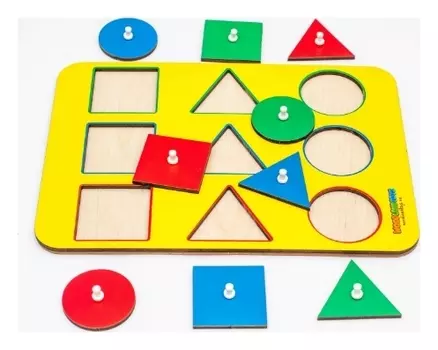 Вкладыши Монтессори Форма + цвет