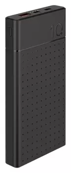Внешний аккумулятор TFN Astero 10, 10000 мач, 2 Usb, Type-c, Microusb, черный