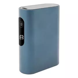 Внешний аккумулятор TFN Blaze Mini PD, 5А, 22.5 Вт, 10000мач, 2 Usb, дисплей, голубой