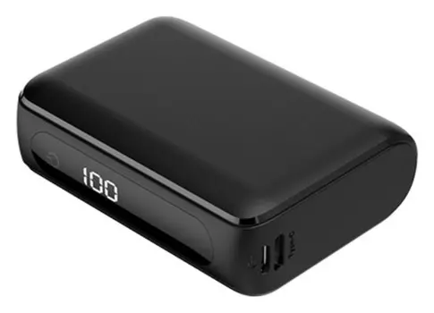 Внешний аккумулятор TFN Power Era 10, 10000 мач, 2 Usb, Type-c, Microusb, черный