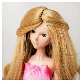 Волосы для кукол «Волнистые с хвостиком» размер маленький, цвет 15