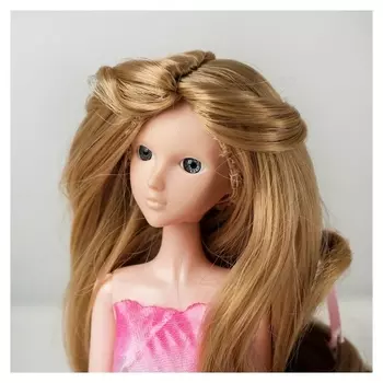 Волосы для кукол «Волнистые с хвостиком» размер маленький, цвет 16