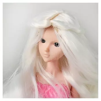 Волосы для кукол «Волнистые с хвостиком» размер маленький, цвет 60