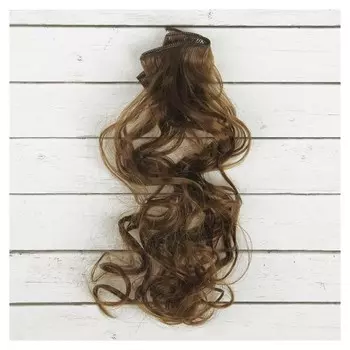 Волосы - тресс для кукол «Кудри» длина волос: 40 см, ширина: 50 см, №9