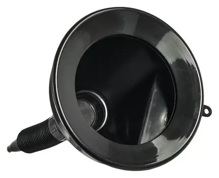 Воронка ГСМ Oktan с непроливайкой, диаметр горлышка 135 мм, черная