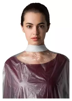 Воротнички спанлейс белый 7x40см 200 шт/уп, 600-621