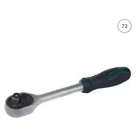 Вороток с трещоткой Tundra, квадрат 1/2", 72 зуба, CrV