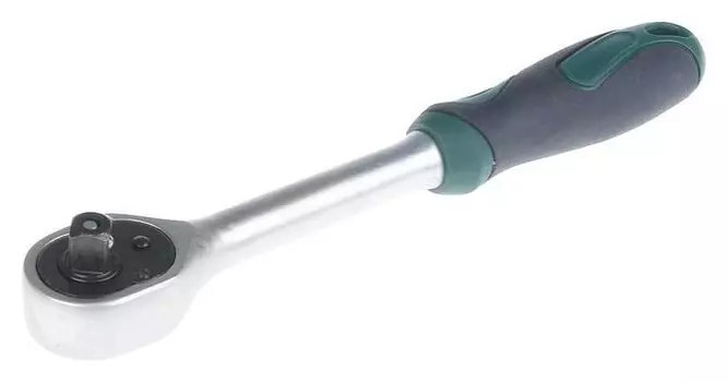 Вороток с трещоткой Tundra, квадрат 3/8", 72 зуба, CrV