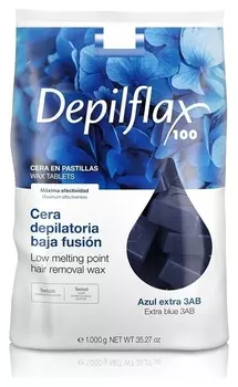 Воск горячий для эпиляции в дисках Азуленовый