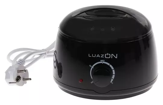 Воскоплав баночный электрический Luazon Lvpl-07, 100 Вт, 400 г, регул. темп, черный
