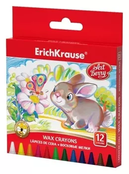 Восковые мелки 12 цветов Erichkrause Artberry