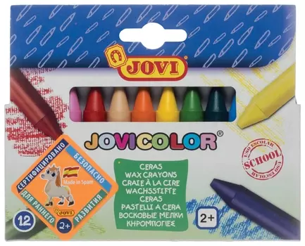 Восковые мелки утолщенные