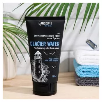 Восстанавливающий крем после бритья 2 в 1 Glaciar Watеr, 110 мл