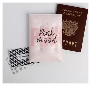 Воздушная паспортная обложка-облачко "Pink Winter"