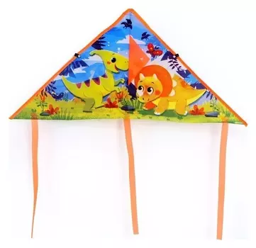 Воздушный змей «Динозаврики» 50 × 80 см