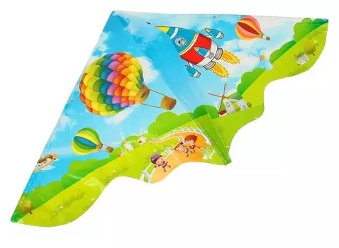 Воздушный змей «Ракета», с леской