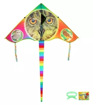 Воздушный змей с леской Сова