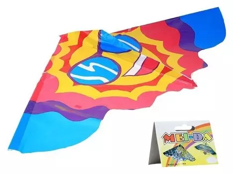 Воздушный змей «Смайл в очках», с леской