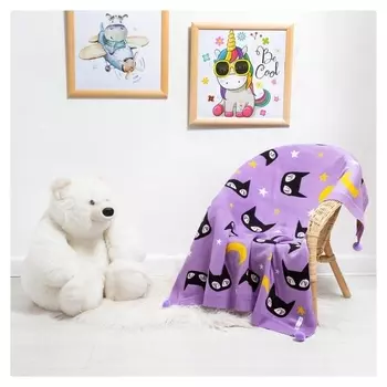 Вязаный плед «Крошка Я» Fantastic Girl, 90х90 см