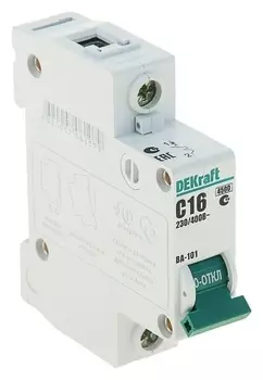 Выключатель автоматический. однополюсный, 16А