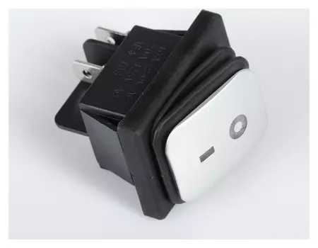 Выключатель клавишный без подсветки, пылевлагозащищенный