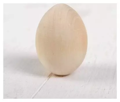 Яйцо под роспись, из дерева, 7 см