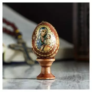 Яйцо сувенирное "Неувядаемый цвет", на подставке