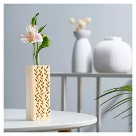 Ящик деревянный с колбой, с гравировкой