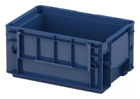 Ящик сплошной (R-klt 3215) 297 х 198 х 147,5 синий усиленное дно