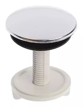 Заглушка отверстия умывальника под смеситель Masterprof, 50 мм, хром