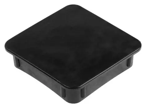 Заглушка Tundra внутренняя 100×100, черная