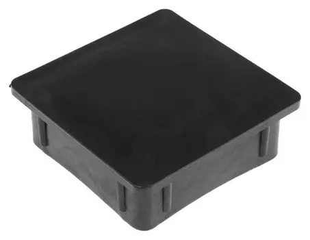 Заглушка Tundra внутренняя 80×80, черная