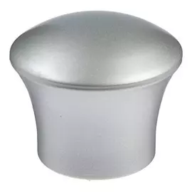 Заглушка верхняя D=28, цвет матовый хром