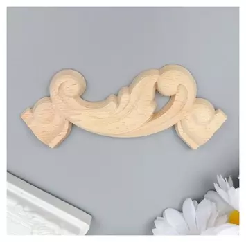 Заготовка для росписи дерево "Декоративный элемент - уголок" а90-3 8х8 см