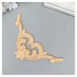 Заготовка для росписи дерево "Декоративный элемент - уголок" а93-2 12х12 см