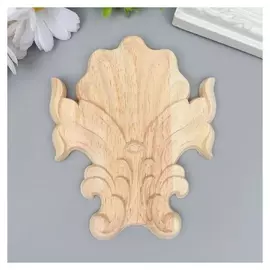 Заготовка для росписи дерево "Декоративный элемент - узор" с207 11х9 см