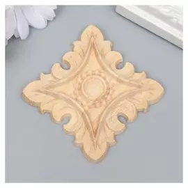 Заготовка для росписи дерево "Фигурный элемент - цветок" В51 6х6 см