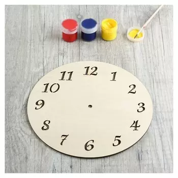 Заготовка для творчества «Циферблат часов»