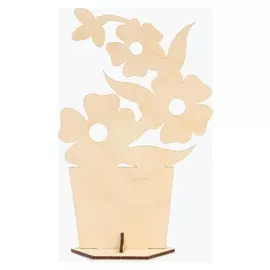 Заготовка для творчества "Цветок в горшке №6"