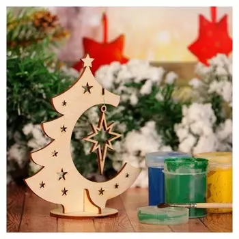 Заготовка для творчества «Ёлка со звездой»